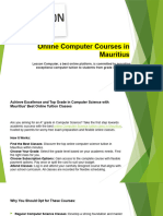 Online Computer Courses in Mauritius