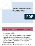 Entrepreneurship and Enterprise Development