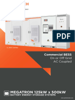 MEGATRON 125kW To 500kW - Datasheet - Air Cooled BESS - UL - 2024 Symtech Solar 1