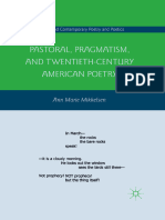 (Modern and Contemporary Poetry and Poetics) Ann Marie Mikkelsen (Auth.) - Pastoral, Pragmatism, and Twentieth-Century American Poetry-Palgrave Macmillan US (2011)