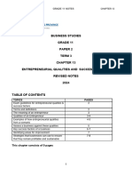 Teachers Copy Business Studies Grade 11 Notes Term 3 Chapter 13