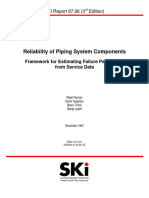 Failure Rates of Pipes