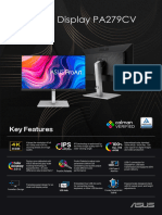 ProArt Display PA279CV Data Sheet