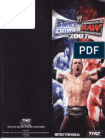 WWE SmackDown Vs Raw 2007 Manual PSP en