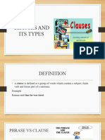 Clauses and Its Types