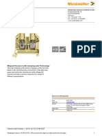 Weidmuller Din Rail Terminal Block