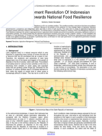 The Management Revolution of Indonesian Agriculture Towards National Food Resilience