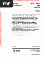 (Norma) NBR ISO 4037-3 (2020) - Calibração de Dosímetros