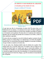 1° de Enero - Circuncisión de Cristo y Basilio El Grande Por Andrés de Creta - Homilía