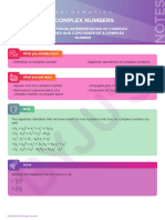 Complex Number Notes