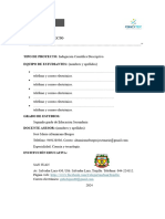 Formato Del Informe Del Proyecto - ICD