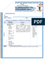 U3-Sesión-D4-Mat-Multiplicación Con Sumas Repetidas