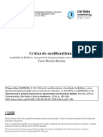 Critica Do Neoliberalismo