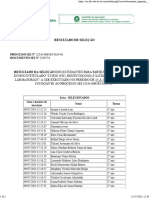 Resultado Da Seleção - Curso Fiocruz