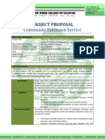 PROJECT PROPOSAL (ANTENOR WMO) BSED ValEd III - 49218