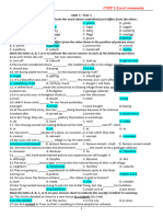 Unit 1 Test1 - Key