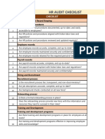 HR Audit Checklist