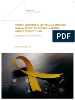 Cancer Incidence in United Arab Emirates Annual Report of The Uae - 2019