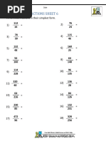 Simplifying Fractions 6