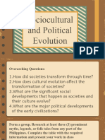 Lesson 3 Sociocultural and Political Evolution