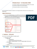 ORM Retake Exam Problem Description