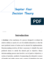 Chapter 4 Decision Theory