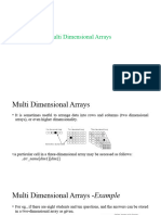 Multidimensional Array