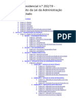 Decreto Presidencial N.º 202-19 - Regulamento Da Lei Da Administração Local Do Estado