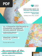 CPD CE Geography