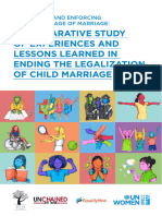 Legislating and Enforcing The Minimum Age of Marriage A Comparative Study of Experiences and Lessons Learned en