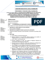 Convocatoria Cas Intervenciones #008-2024-Ugel-Huamalíes.