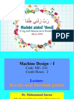 Lecture # 5 Riveted Joints