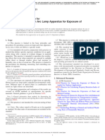 Standard Practice For Operating Xenon Arc Lamp Apparatus For Exposure of Materials