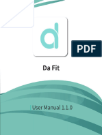 Da Fit: User Manual 1.1.0