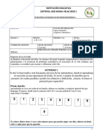 Taller de Recuperacion Matematicas Segundo Grado 2024 Periodo 1 PDF