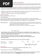 IP Address and IPV4 Addressing