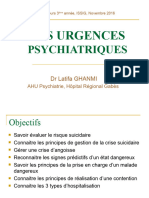 Les Urgences Psychiatriques DR Ghanmi