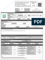 Municipio de Sao Bernardo Do Campo Secretaria de Finanças Nota Fiscal de Serviços Eletrônica - Nfs-Número Da NFS-e