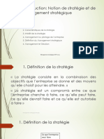 ESP Doc 1 Introduction À La Stratégie Et Au Management 2023