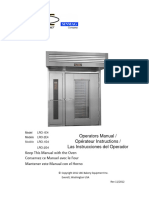 Rack Oven Operator Manual LRO 1G4