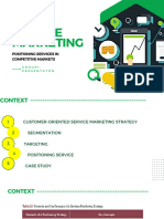 Service Marketing: Positioning Services in Competitive Markets