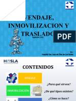 Vendaje, Inmovilización y Traslado