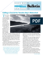 Bulletin: Calling A Council For Tomales Bay's Watershed