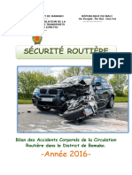 Bilan Accidents Corporels 2016