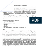 Legislación de Sistema Educativo Dominicano-1