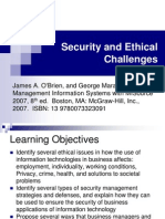 Security Ethical Challenges MIS