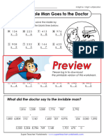 Math Riddle Invisible Man Goes To Doctor