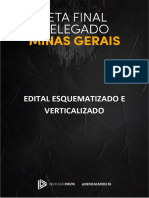 DEDICACAO DELTA Edital Esquematizado e Verticalizado Delegado Minas Gerais