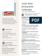 Curriculum Vitae - Jose Iñaki Mosquera Cordoba