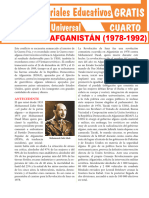 Guerra de Afganistán de 1978 A 1992 para Cuarto Grado de Secundaria